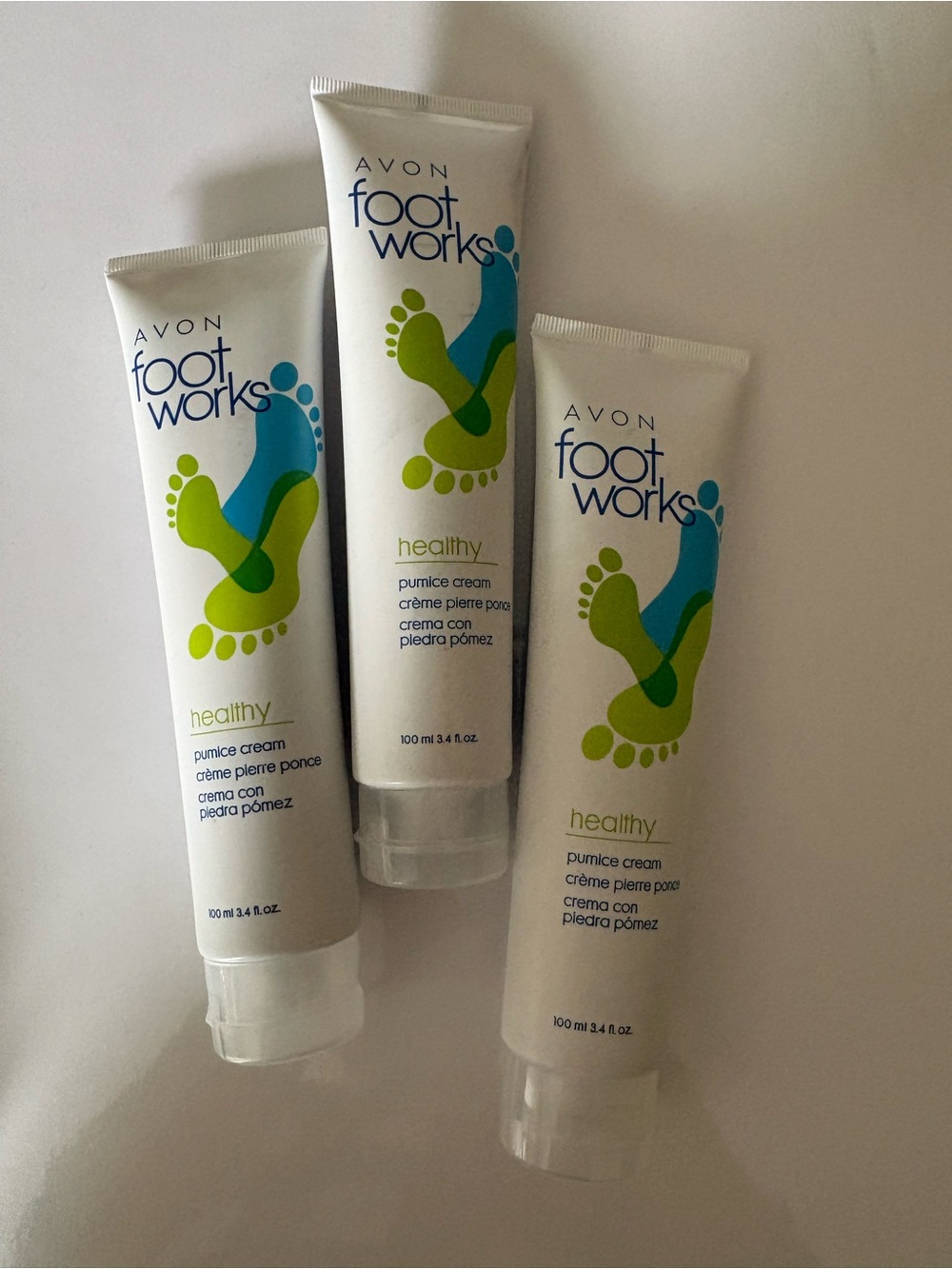Avon Foot Works Healthy Pumice Cream - Lot of 3